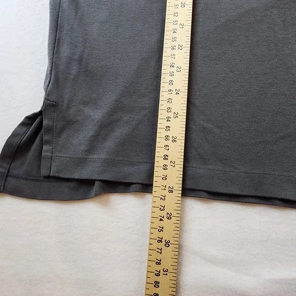 Polo Ralph Lauren Men Polo Shirt XL Classic‎ Fit Gray Cotton Embroidered Pony - Picture 6 of 9